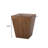 17.72" Walnut Veneer Side Table