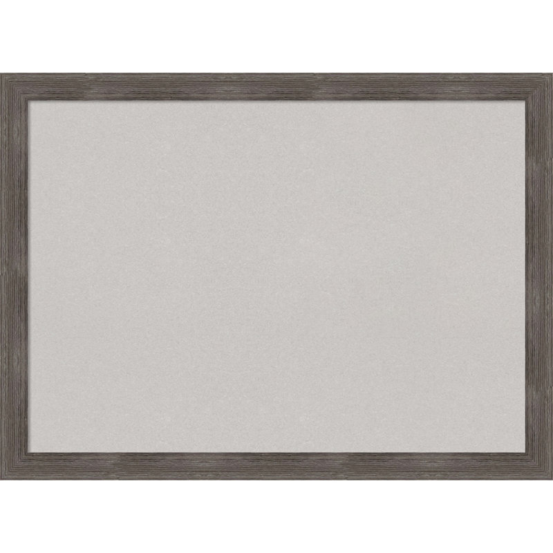 Petit tableau d'affichage mural en liège mural, 23 po x 31 po, Gris