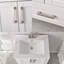 Ensemble de meuble-lavabo simple 24 po blanc mat moderne
