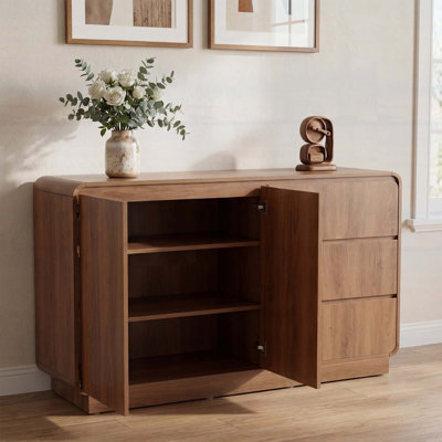 Spacious Storage Cabinet for Dining and Living Rooms