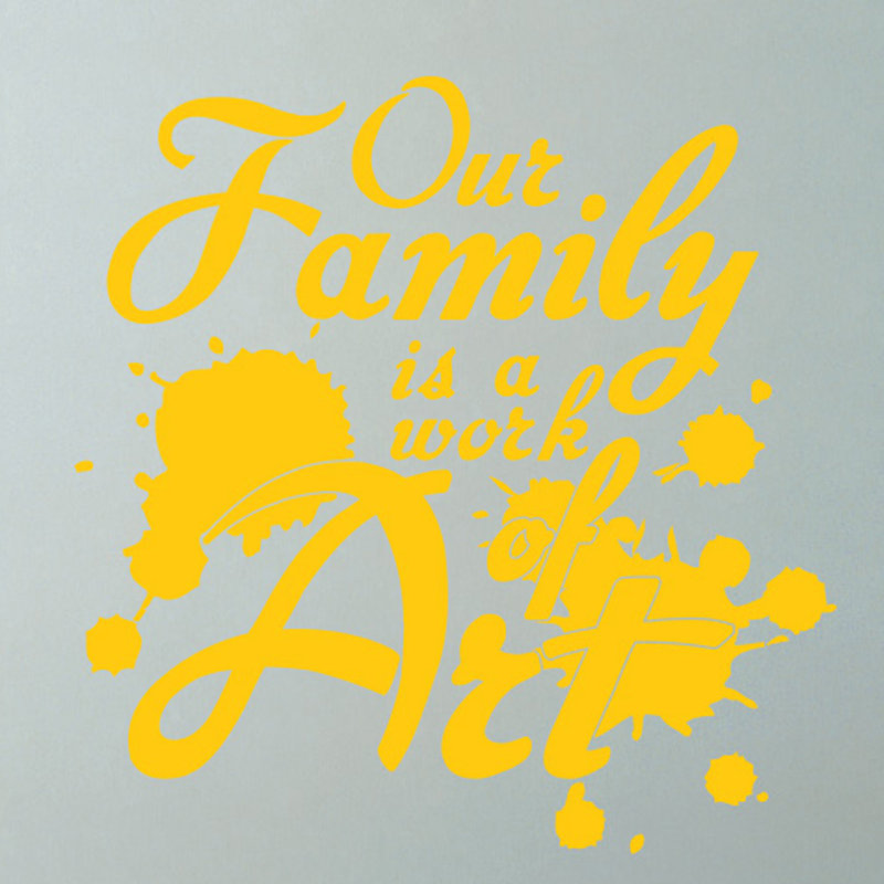Wall Decal, Dark Yellow