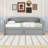 Twin Upholstered Daybed with Pop Up Trundle-2061118827
