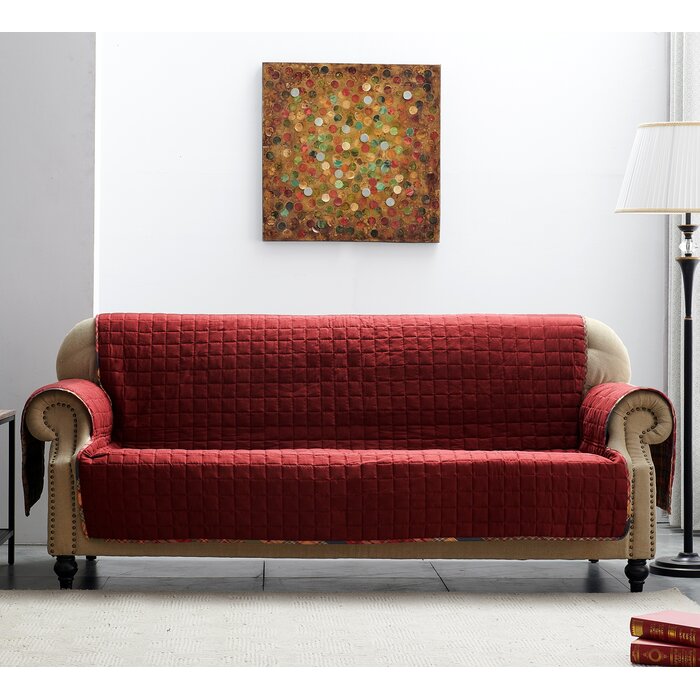 Red Barrel Studio® Gold Rush Sofa Slipcover & Reviews | Wayfair