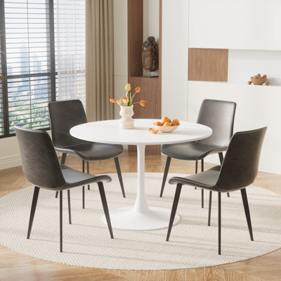 Small Round Pedestal Dining Set