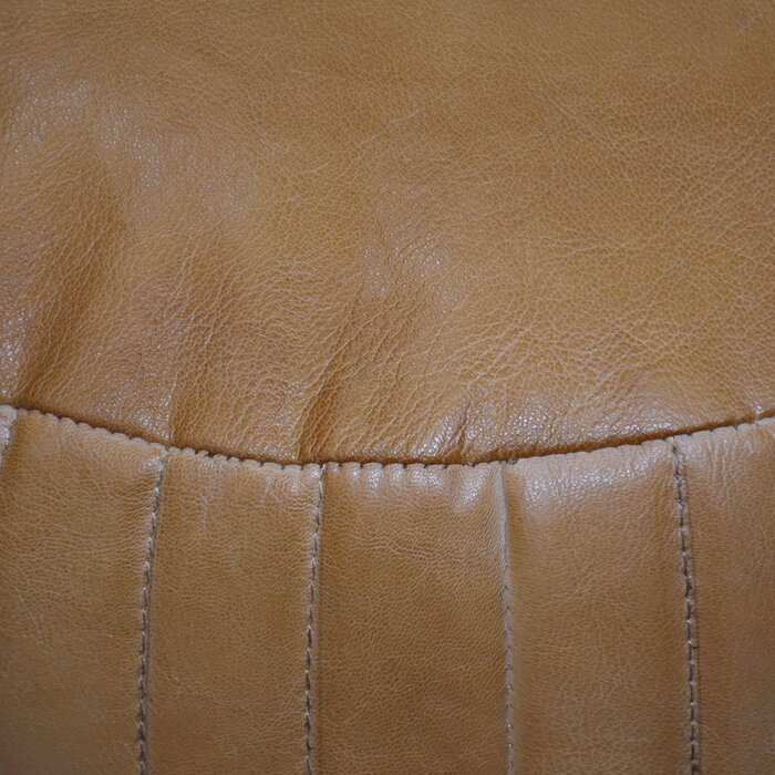 Foundry Select Annay Leather Pouf | Wayfair