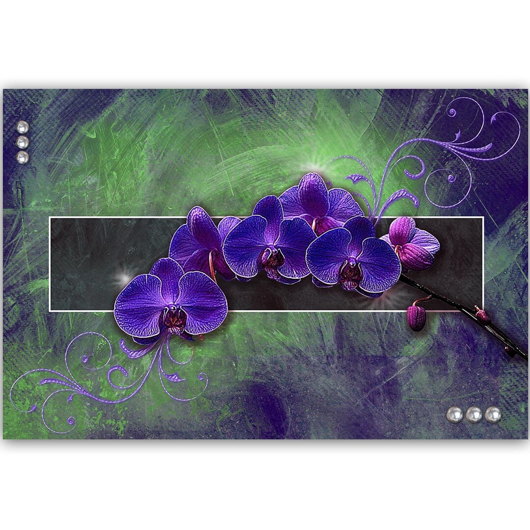 Leinwandbild Orchid Purple