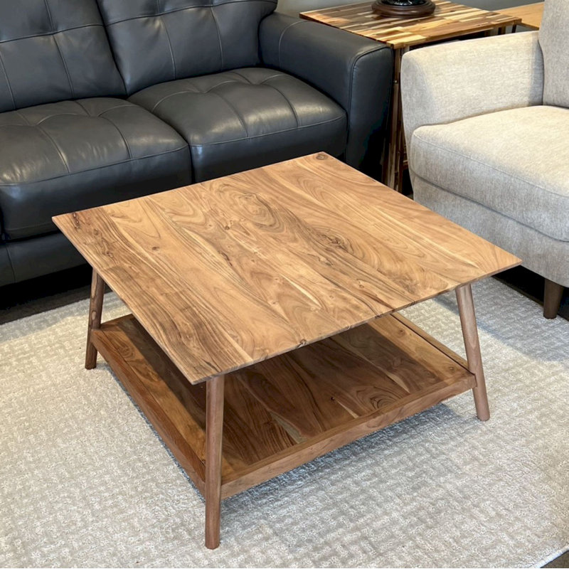 Offerman Solid Acacia Squre Coffee Table