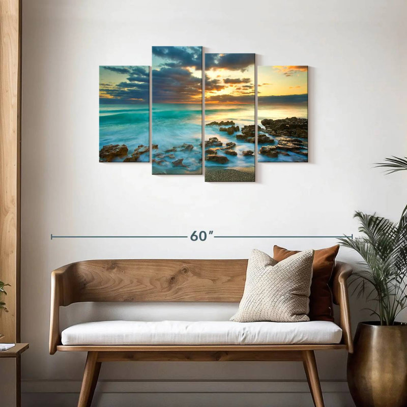 Gillard Ocean Sunrise Hues, H 27 po x l 43 po
