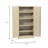 36 " Wide 4 - Shelf Storage Cabinet with-41345735