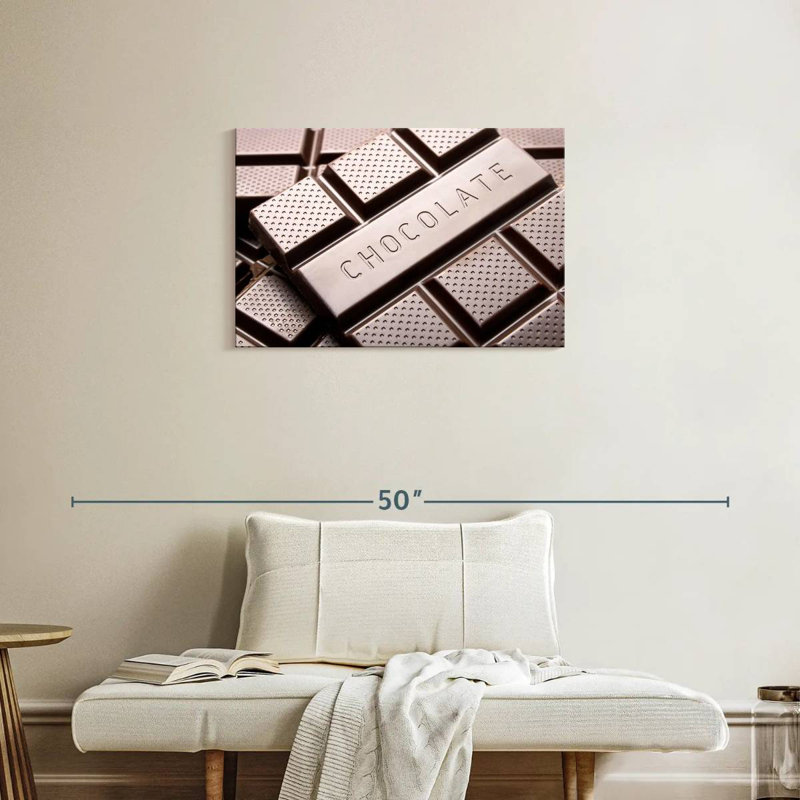Tablette de chocolat, H 20 po x l 30 po