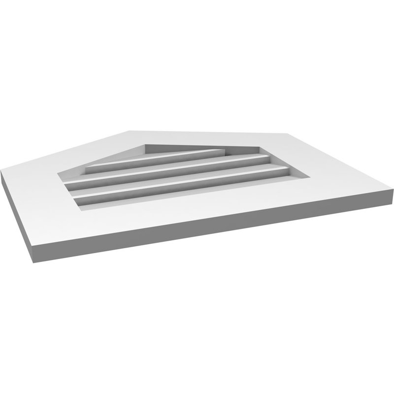 Ventilé à pignon fonctionnel en uréthane Signature, H 18 po x l 22 po x P 1 po, 12/12