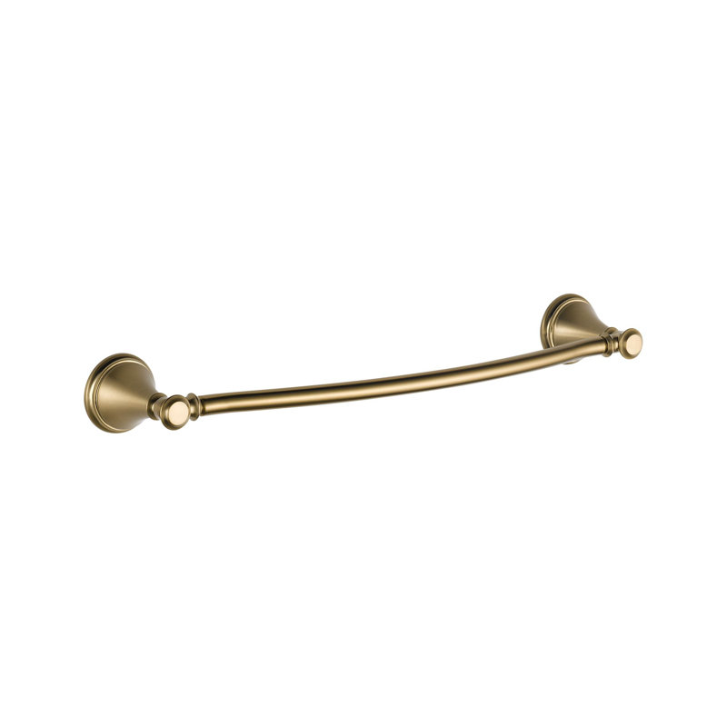 Cassidy 18.06" Wall Mounted Towel Bar, Brilliance Champagne Bronze