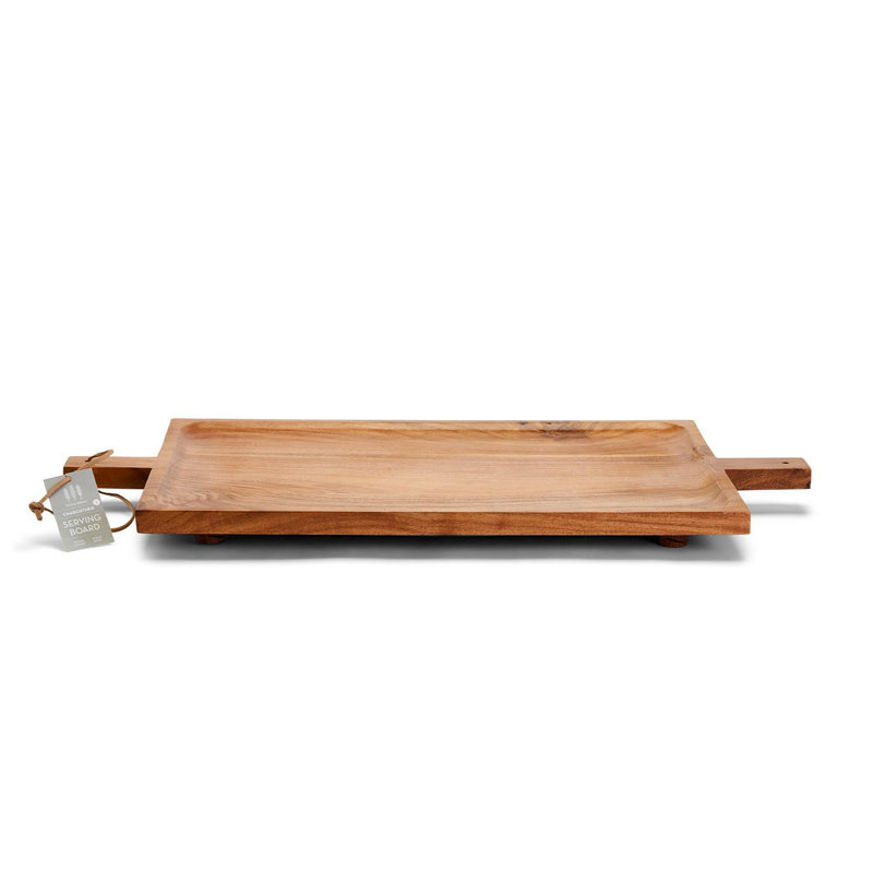 Gatherings Footed Serving Tray With Handles