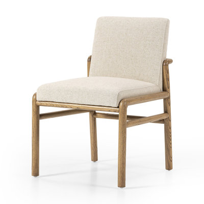 20.5'' H Linen Blend Upholstered Side Chair