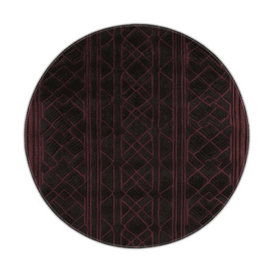 Trellis Brown Indoor and Outdoor Area Rug