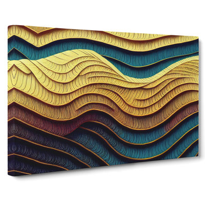 Stupendous Modern Abstract Art - Wrapped Canvas