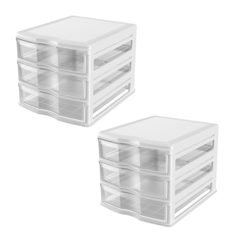 3 Drawer Storage Drawer