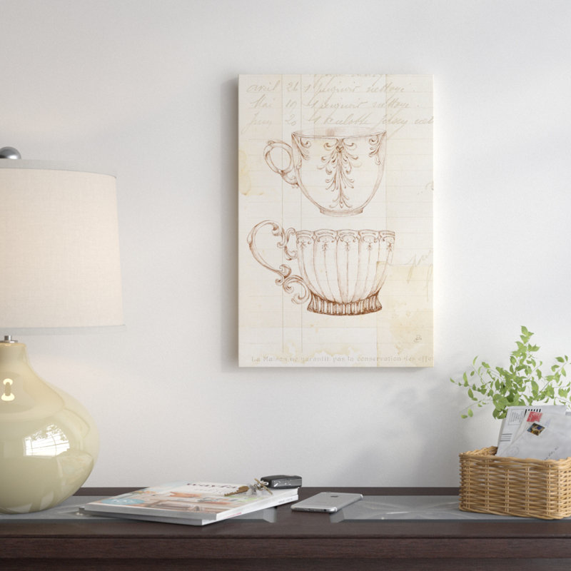 « authentique coffee iv », reproduction d’impression sur toile, H 40 po x l 26 po x P 1,5 po, Toile tendue, Pas de tapis