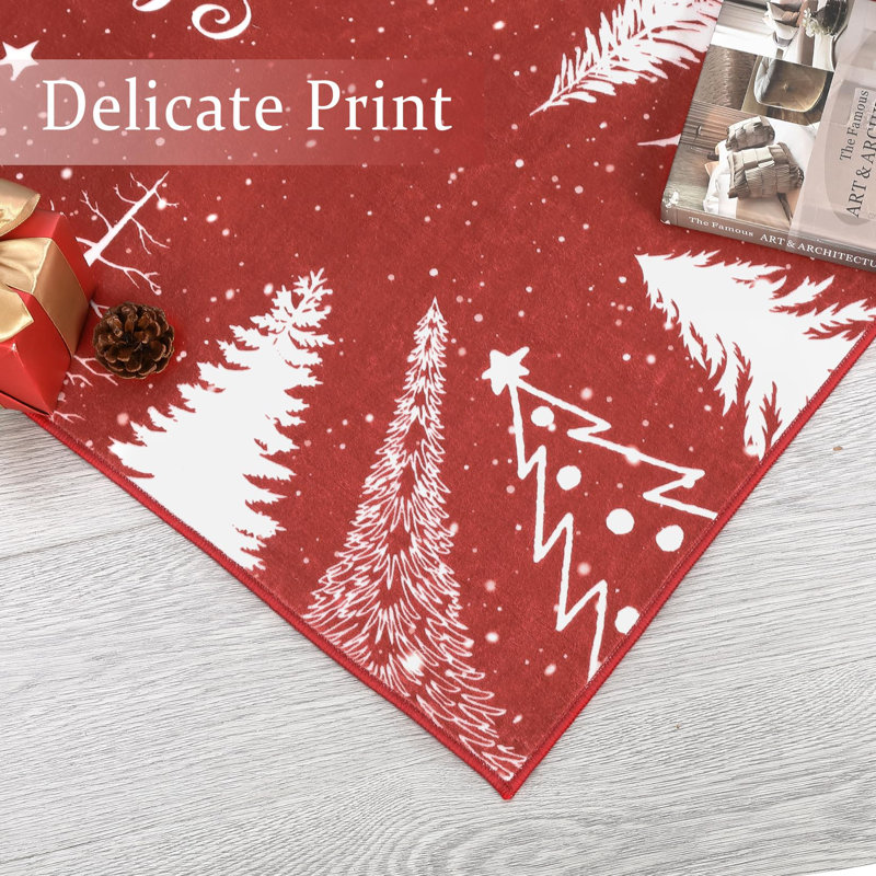 Geometric Washable Area Rug, Rectangle 140 x 200 cm