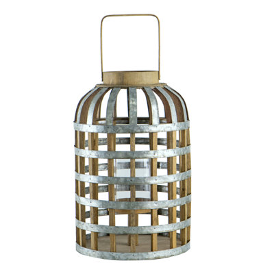 Lanterne décorative avec poignée, lanterne en bois pour intérieur et extérieur, mariage dans un jardin