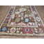 Tapis oriental brun noué à la main 9 pi 6 po x 14 pi 1 po Oushak 1463ACEBD03242F9BF4F640B5A23FA6D