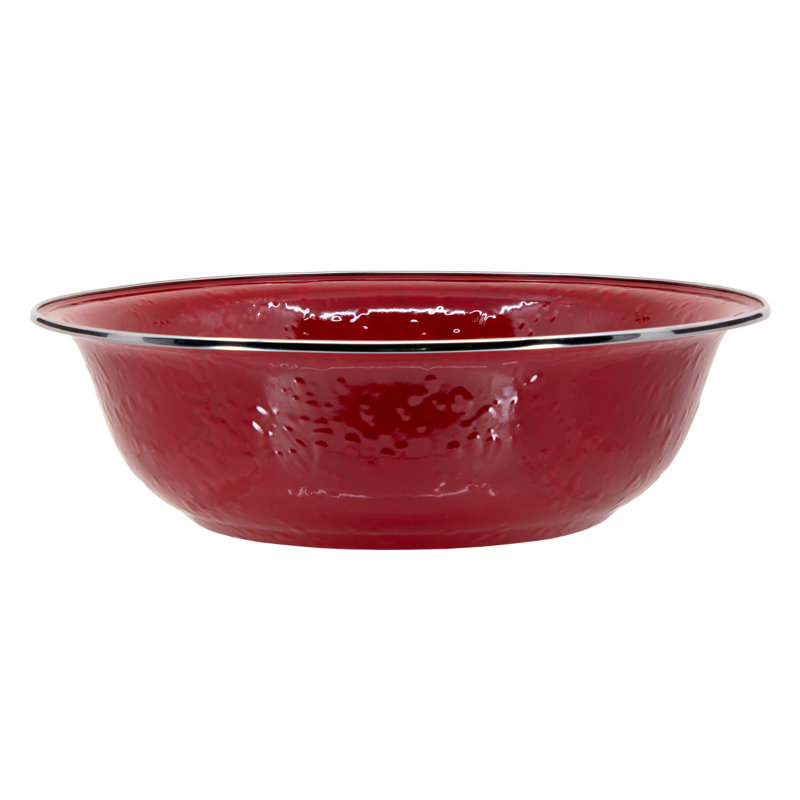 Swirl Serving Basin, Red Swirl, Serving Bowl