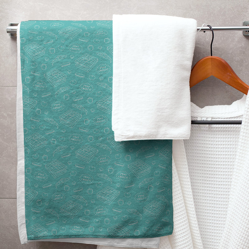 Katelyn Elizabeth Cotton Blend Bath Towel, Teal