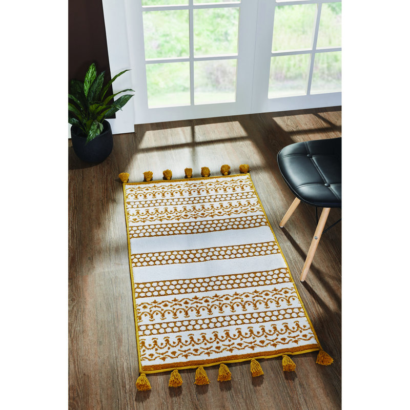 Candyse Washable Abstract Indoor Rug