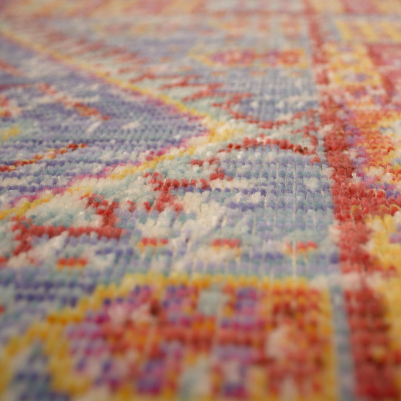 Tapis kilim French Machineley, Tapis de couloir de 1 pi 10 po x 5 pi 1 po