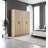 Modex Oak Multi-Purpose Utility Storage Cabinet (2-Piece Set)-964867317