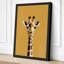 Giraffe Portrait Modern - Wrapped Canvas-1532256740-1532256742