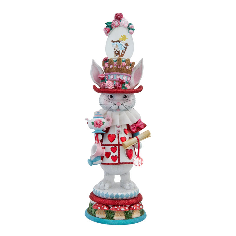 Collection Casse-Noisette Hollywood de Kurt Adler, Lapin Blanc, 45,7 cm