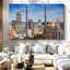«Charlotte Uptown Skyline» sur toile-1341806590