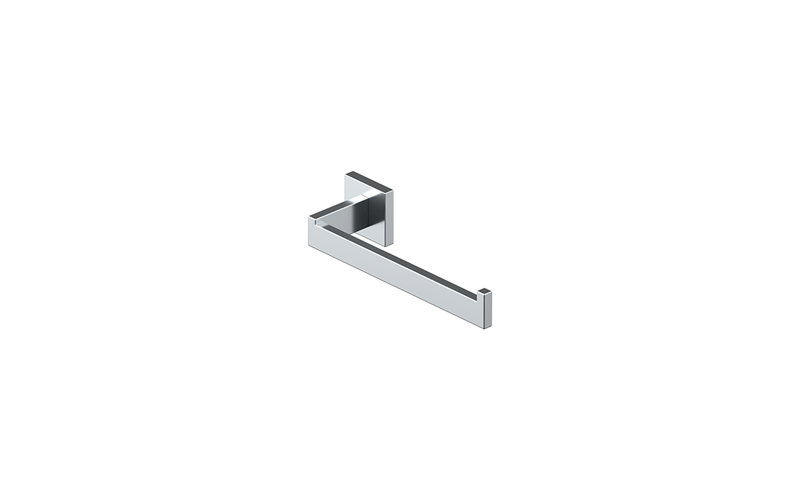 Deltana MM2008-15 10" TOWEL HOLDER, SINGLE POST, MM SERIES in Brushed Nickel, Polished Chrome