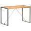 Jose Mango Rectangular Wood Top Dining Table with Steel Base