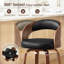 Tabouret de comptoir pivotant confortable avec pieds en bois massif durable-120285790-120285792