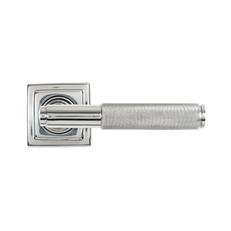 Single Dummy Door Handle, Polished Marine