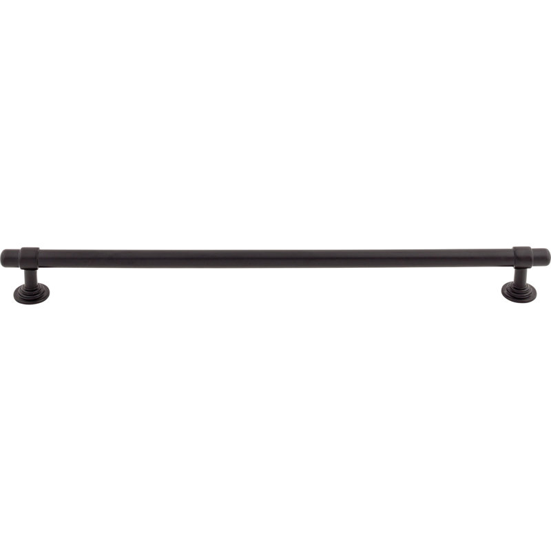 Ellis Bar Pull, Flat Black, 12" Center to Center