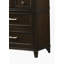 Commode verticale en bois manufacturé avec 6 tiroirs-462393152