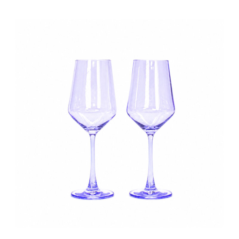 Verre à vin Lemon Drop - ensemble de 2 - verres à pied, Lemon Yellow