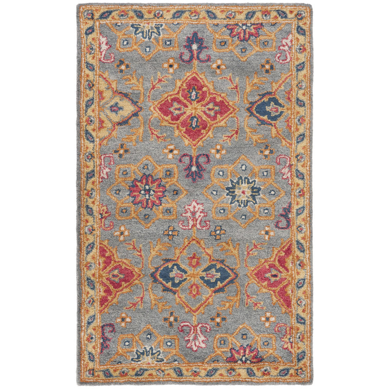 Wahcheechee Hand Tufted Wool Oriental Rug, Rectangle 3' x 5'
