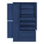 Armoire de cuisine Farmhouse de 73,6 po de hauteur avec tiroirs, tablettes de porte et plateaux coulissants pour la salle à manger-2043019223