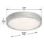 Plafonnier encastré 1 lumière Hilmar-387928004-387928007