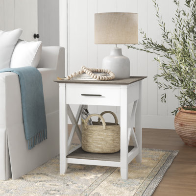 Huckins End Table with Storage