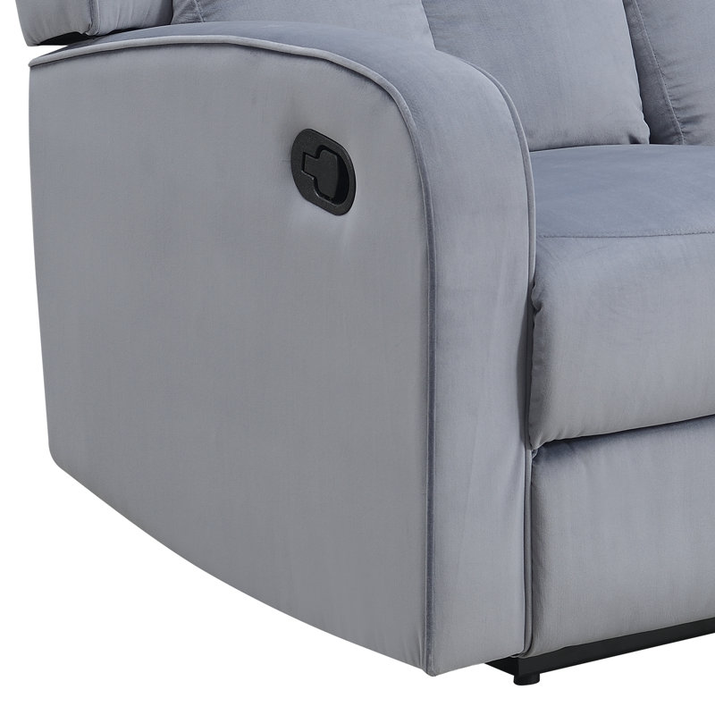 Niabi reclining loveseat with square arms