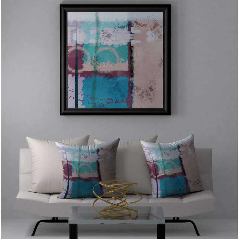 Housse de coussin carrée/insert, 20 po X 20 po