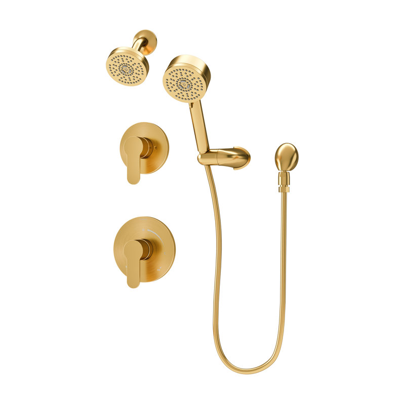 Identity HydroMersion Double Handle Shower System, Bronze
