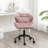 Tufted Adjustable Swivel Office Chair