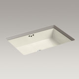 Kathryn® Vitreous China Rectangular Undermount Bathroom Sink and Overflow