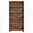 Six-Tier Mid-Century Bookcase Elegant Storage Organizer